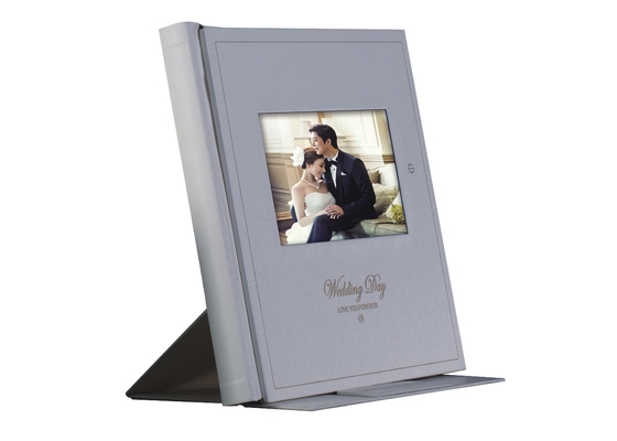 Buon prezzo Home Decoration Wedding Video Album 10,1 Inch Leather Digital Photo Album Con Touch Screen in linea