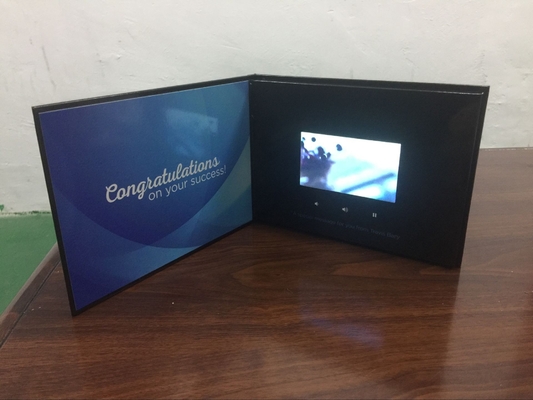 Guter Preis LCD-Hd-Video-Broschüre Hardcover-Video-Werbekarte CE-RoHS-Zertifizierung Online