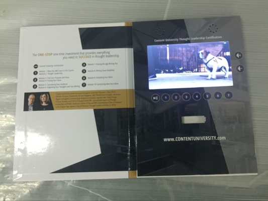 ราคาดี แบรชัวร์ A4 บัตรแสดงความยินดีวีดีโอ LCD TFT ขนาด 7 นิ้ว แบรชัวร์วีดีโอ PVC070 ออนไลน์