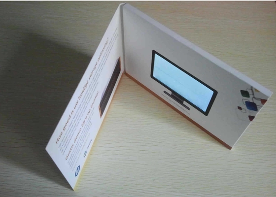 좋은 가격 고품질의 4.3인치 결혼식 초청 카드 인쇄 비디오 책 비디오 브로셔 500mAh 내장 배터리 온라인으로