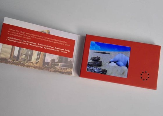 Goede prijs Artwork Printing 2.4 inch Lcd Video Business Cards Hd Video Brochure online