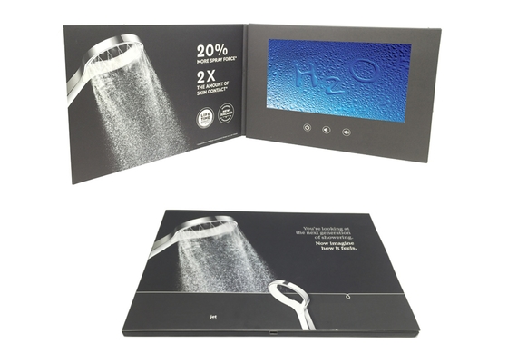 Buon prezzo 10.1 pollici Lcd video brochure personalizzata 221x124mm Area di visualizzazione in linea
