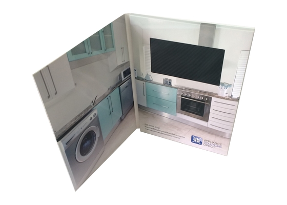 قیمت خوب جدیدترین کارت تبریک صفحه 4.3 با کارت بروشور ویدئویی LCD، کارت کسب و کار تولید ویدئوی پرتره A5 آنلاین