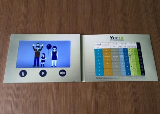 좋은 가격 중국 공급 디지털 비디오 브로셔 사우디 아라비아 7' 'LCD 화면 비디오 초청 카드 사용자 지정 인쇄 된 디자인 온라인으로