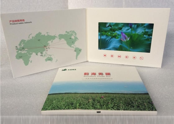 Buon prezzo Fornitura della Cina Strumento di vendita del prodotto Video brochure digitale a schermo LCD da 7' carta video brochure con stampa a colori in linea
