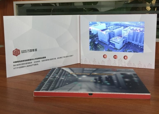 좋은 가격 완전히 사용자 정의 가능한 제품 판매 도구 디지털 비디오 브로셔 7' 화면 비디오 브로셔 카드 전체 컬러 인쇄 온라인으로