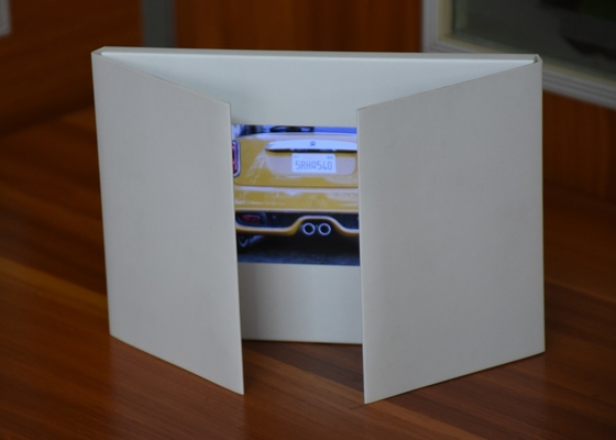 Goede prijs 2018 nieuwe stijl marketing strategie met het drukken 7 inch lcd-scherm Drievoudige video brochures voor evenementen / reclame online