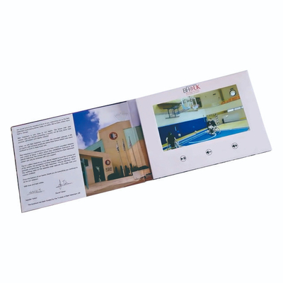 قیمت خوب بروشور دعوت ویدیویی رویداد تجاری با صفحه نمایش LCD 7 اینچی و طراحی سفارشی آنلاین