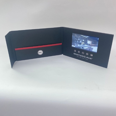 良い価格 プレミアム カスタム トライ フォールド ビデオ ブックレット 7 インチ HD スクリーン オンライン