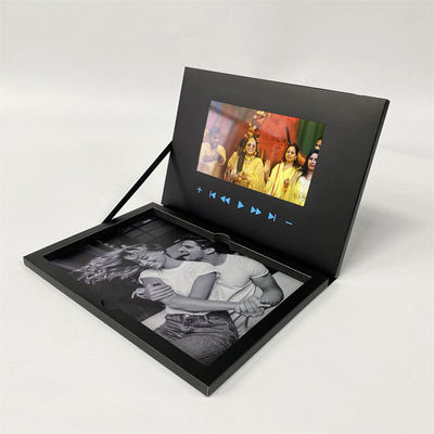 Bon prix Livret de support vidéo FlipPack Écran IPS 7 pouces - Livret promotionnel de style Flip avec rainure de stockage et courroie de support en ligne