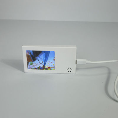 Guter Preis 2.4-Zoll-Mini-Video-Display für Verkaufsangebote im Einzelhandel Kompakter Kartenbildschirm mit Universal-Power-Adapter In-Store Marketing Online