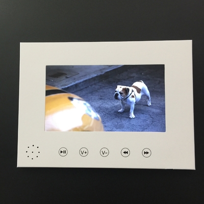 Giá tốt. Thiết kế tùy chỉnh giấy thủ công Phong cách và sự kiện ra mắt màn hình LCD 7 inch Thẻ brochure video kỹ thuật số thẻ trắng trắng trực tuyến