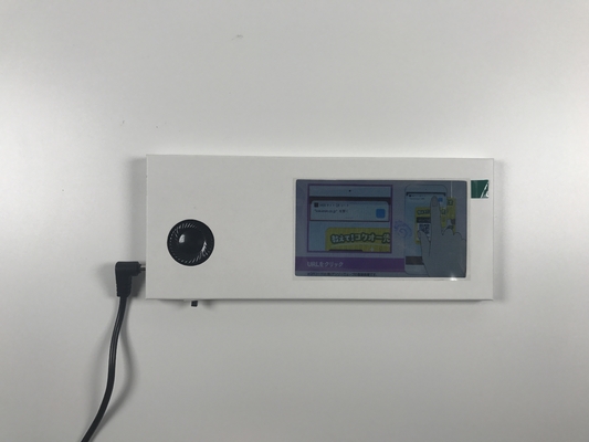 Bom preço. 2019 nova tela de LCD de 4,3 polegadas mini display papel arte prateleira falante vídeo conversando cartão de anúncio player on-line