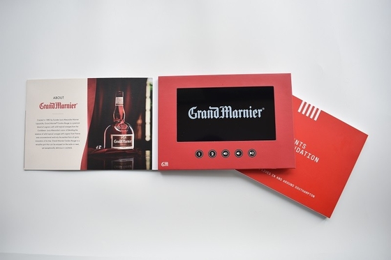 Harga yang bagus Creative LCD Video Brochure Kartu Ucapan Dalam Video Resolusi Tinggi Untuk Pemasaran Ritel on line