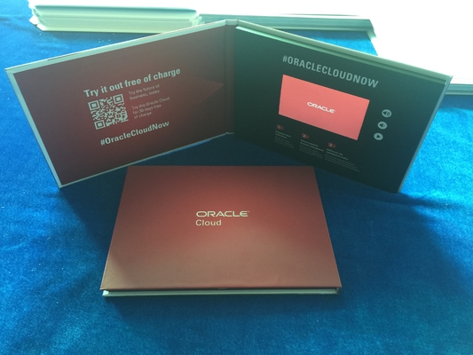 Bon prix Brochure vidéo à écran LCD, vidéo de couverture rigide en dossier, vidéo numérique en ligne