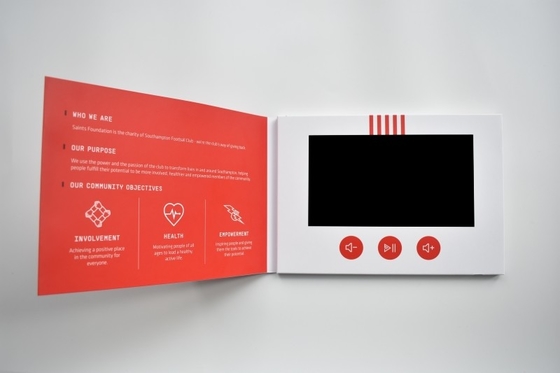 Guter Preis 2019 kreatives Design 7 Zoll Bildschirmgröße lcd Video Mailer Video in gedruckter Broschüre Wachstumsmarketing für das Gesundheitswesen Online
