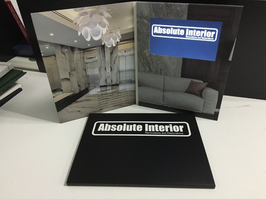 Buon prezzo Branded lcd 7inch tft screen video brochure/book digital brochure con video screen per costruzione/evento immobiliare in linea