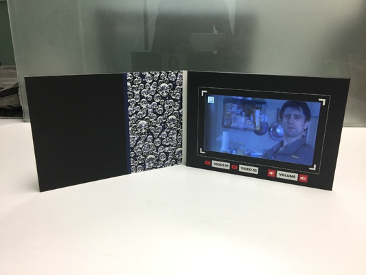 Buon prezzo Carte Tipo di prodotto 7'' schermo LCD video brochure carta video mailer video personalizzato in scheda di stampa con controllo pulsante in linea