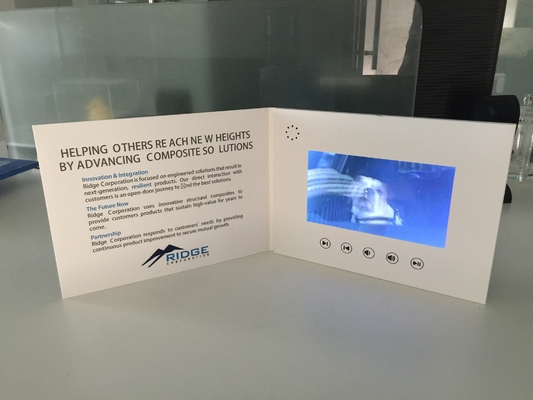 Giá tốt. Giải pháp tiếp thị và truyền thông sáng tạo 7 inch màn hình tft video brochure video mailer cho giới thiệu công ty trực tuyến