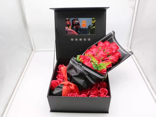 Bon prix Boîte vidéo personnalisée à écran LCD TFT pour invitations de conférence anniversaire en ligne